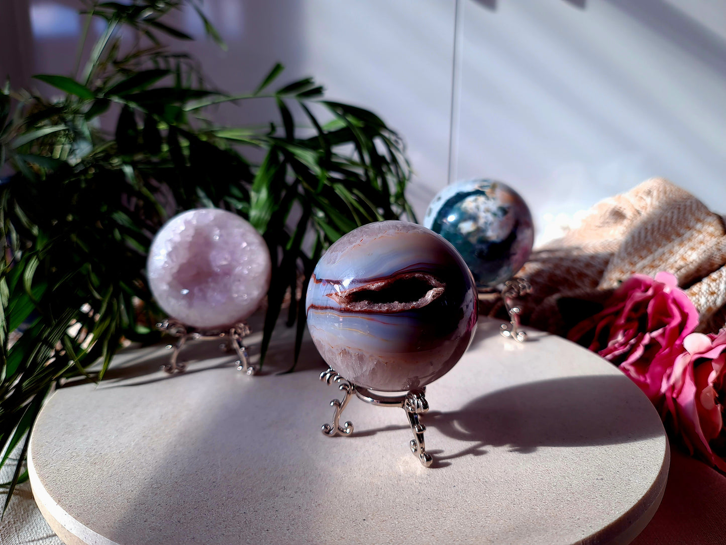 Sugary Amethyst x Agate