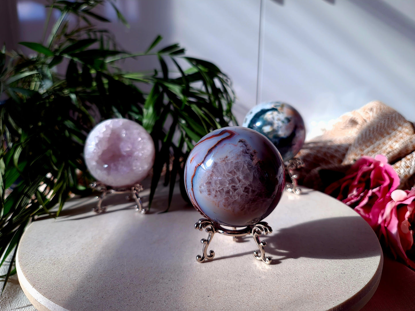 Sugary Amethyst x Agate