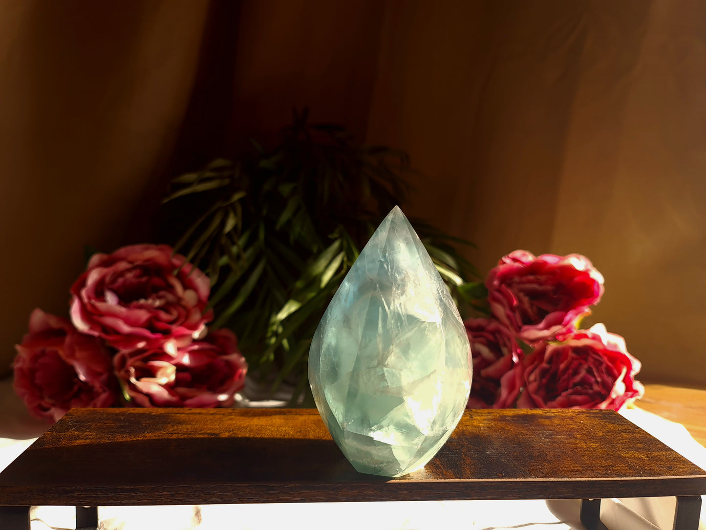 Blue Green Fluorite 'Flame'
