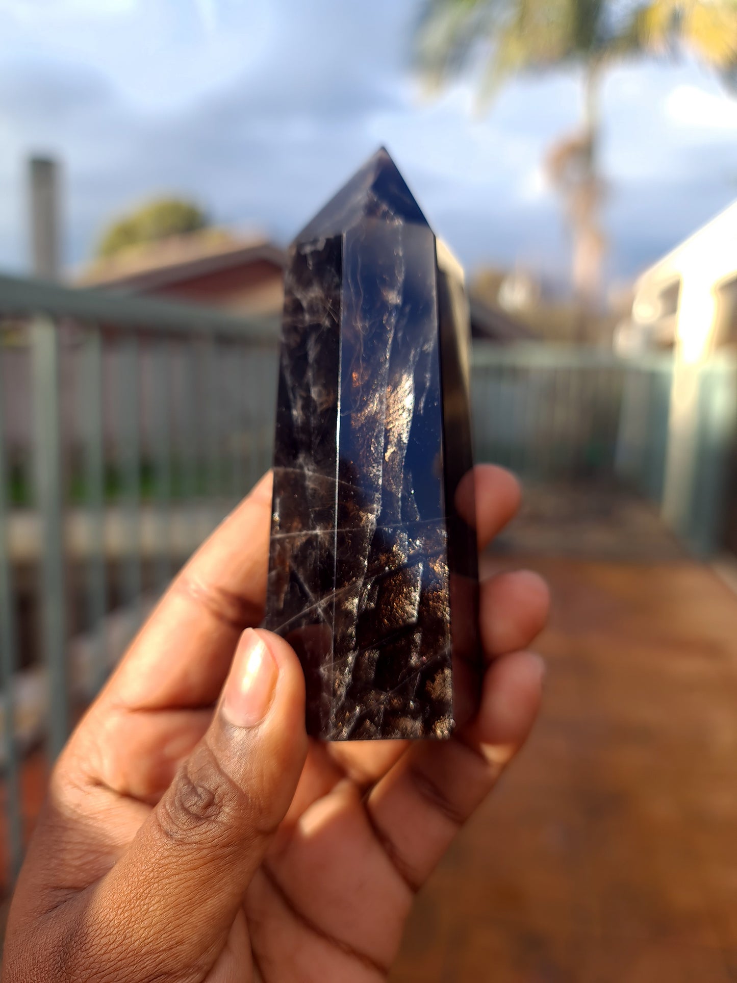 Black Rose Quartz A