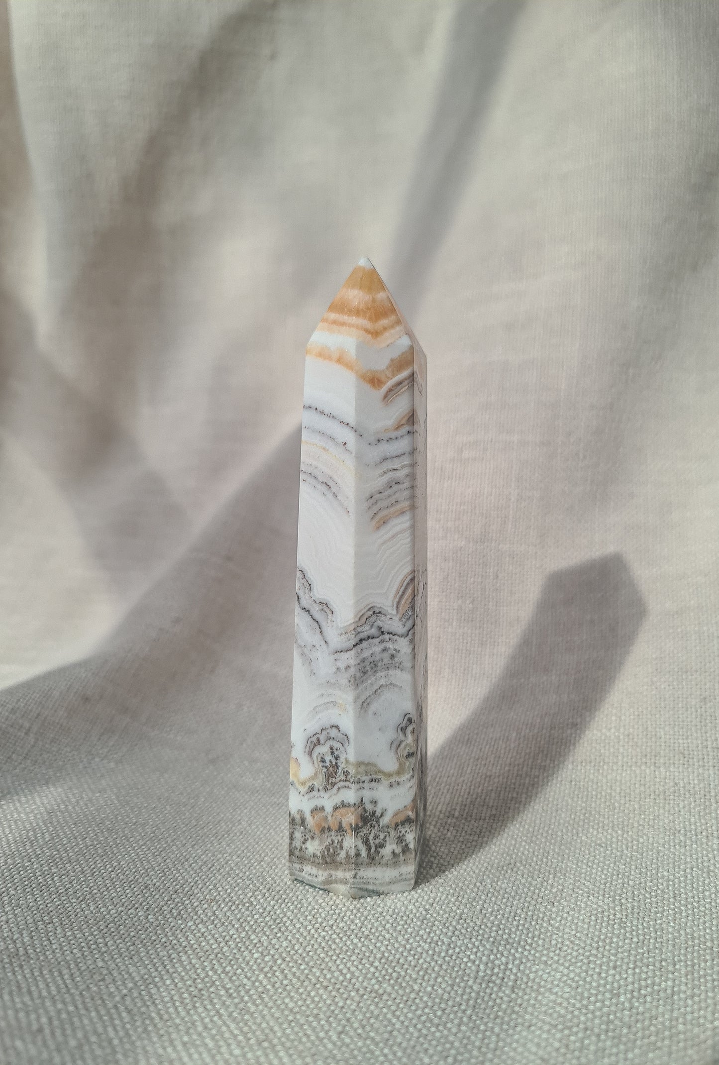 Orange Calcite Tower A