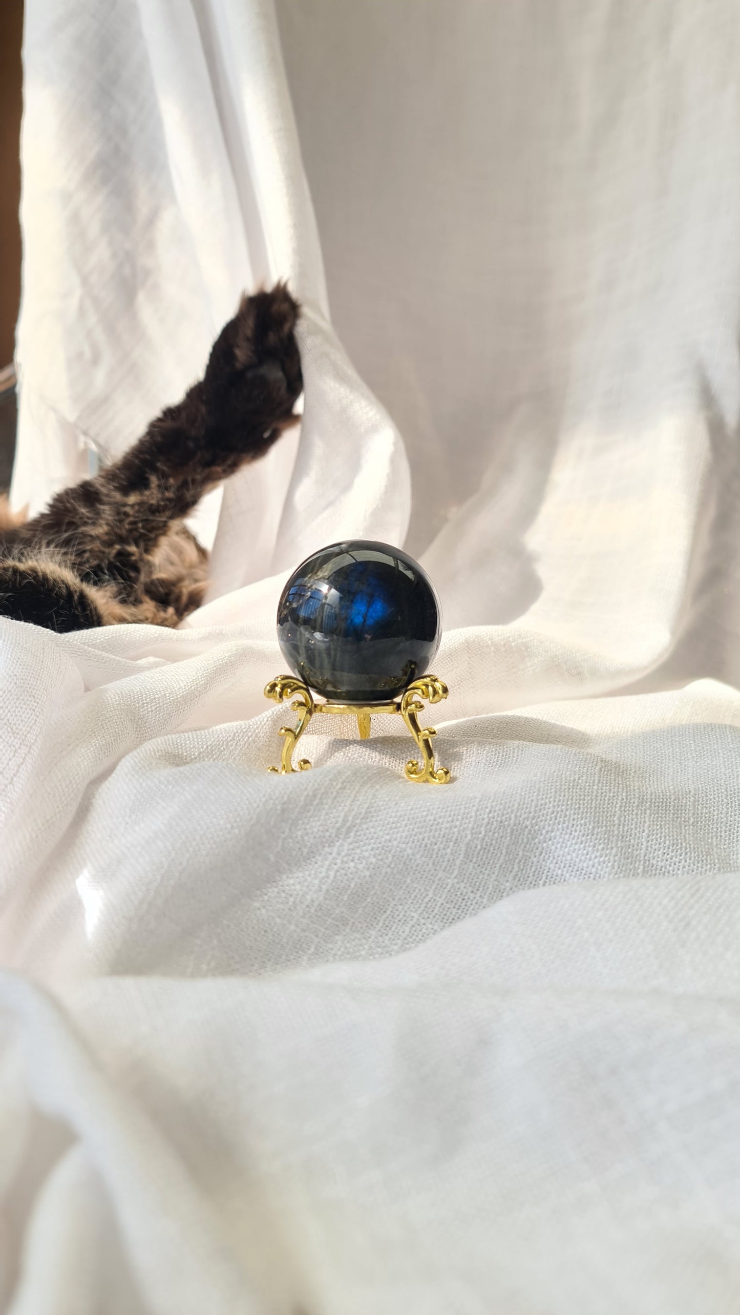 Labradorite sphere
