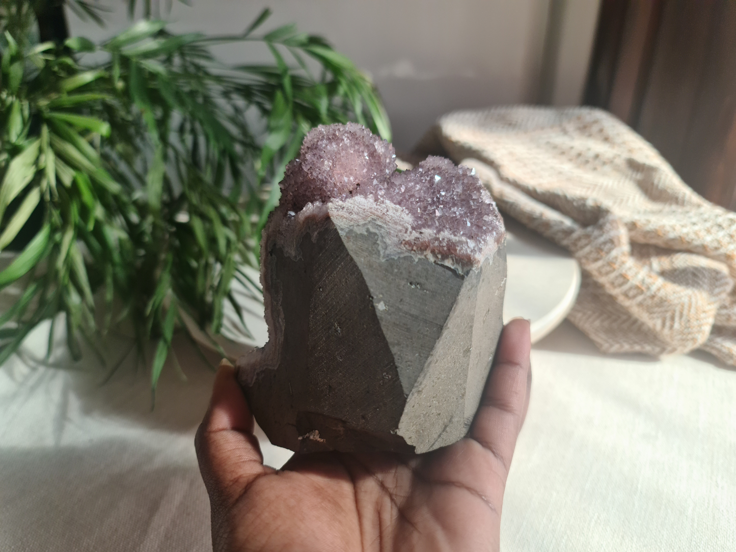 Red Amethyst Geode