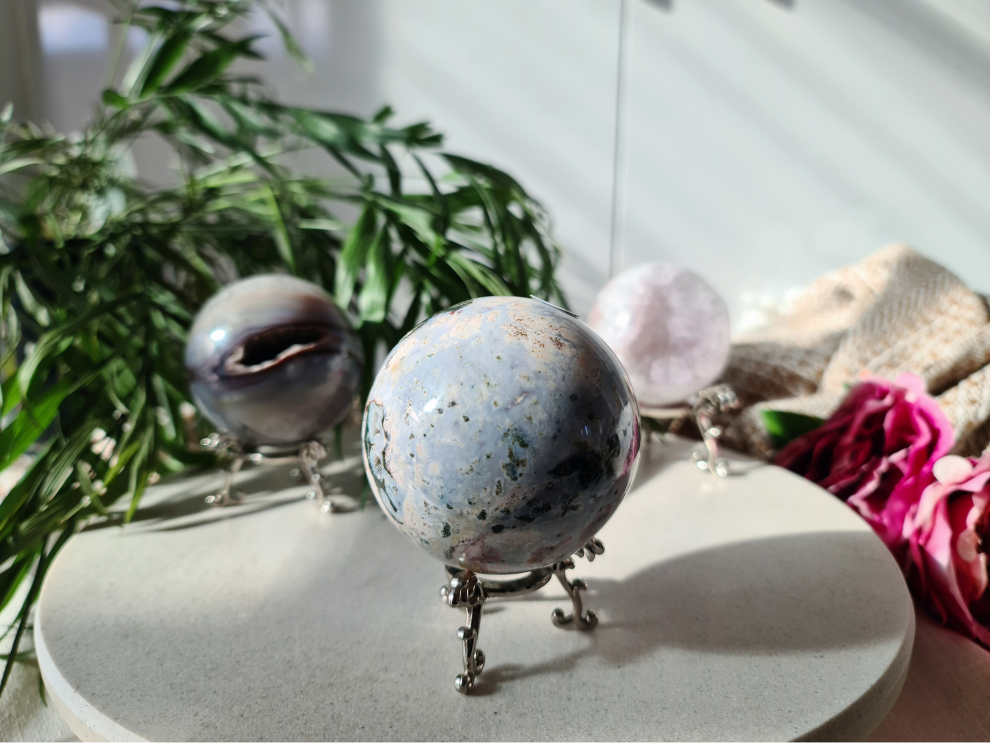 Ocean jasper Sphere