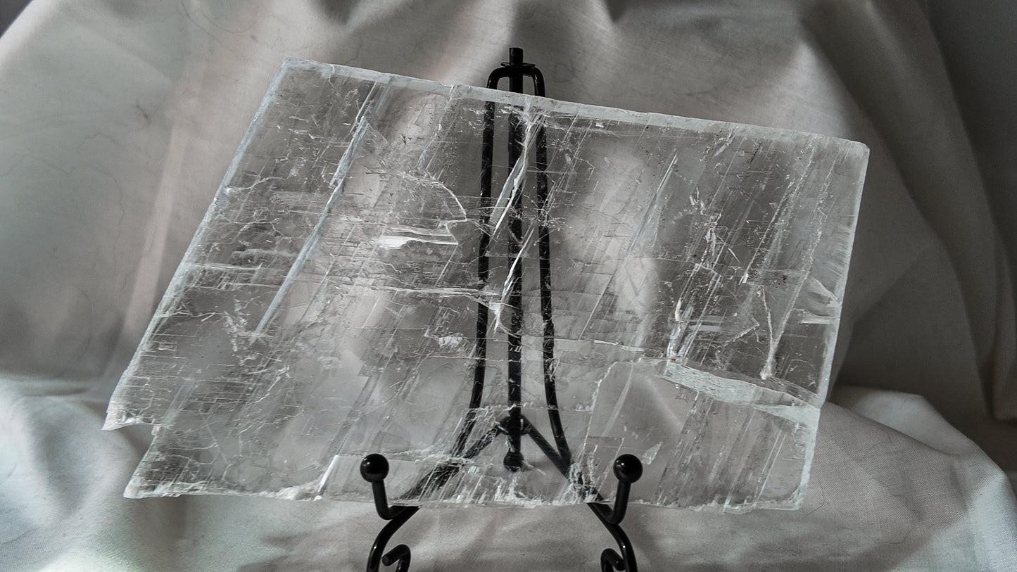 True Selenite Slab C