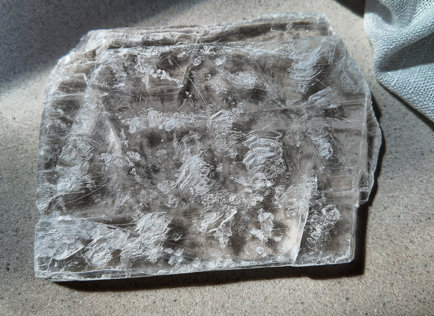 True Selenite Slab A
