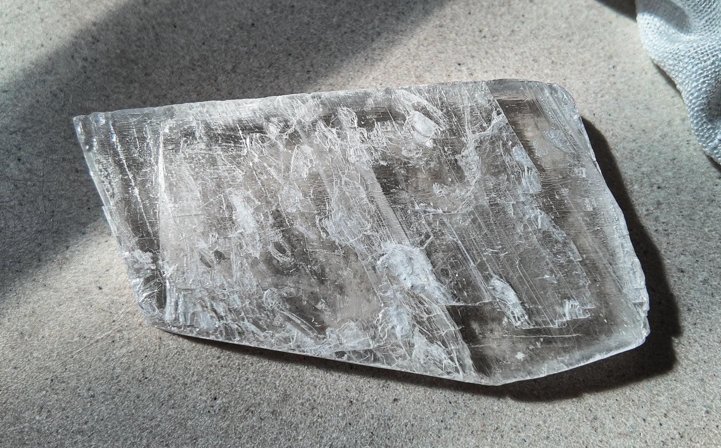 True Selenite Slab D