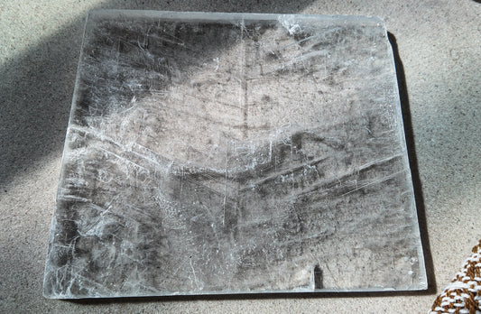 True Selenite Slab F