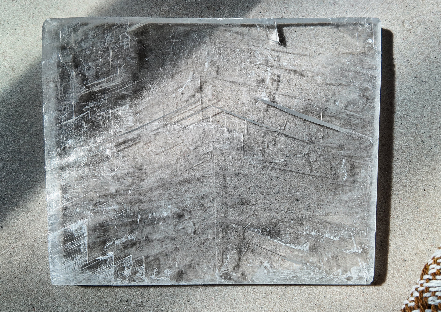 True Selenite Slab F