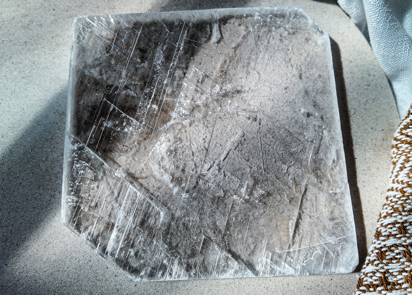 True Selenite Slab G