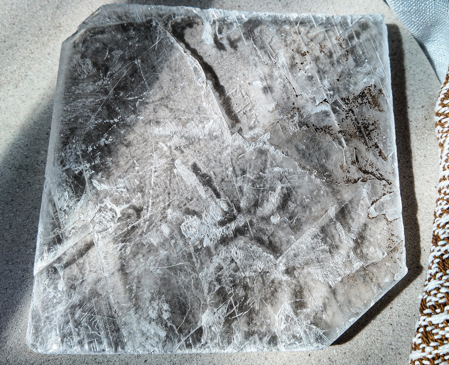 True Selenite Slab G