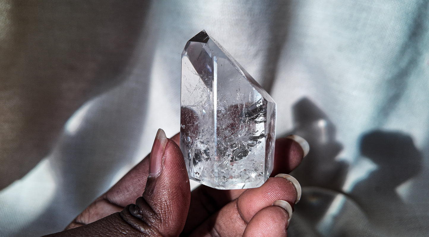 Clear Quartz Tower A