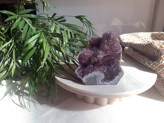Red Amethyst Geode