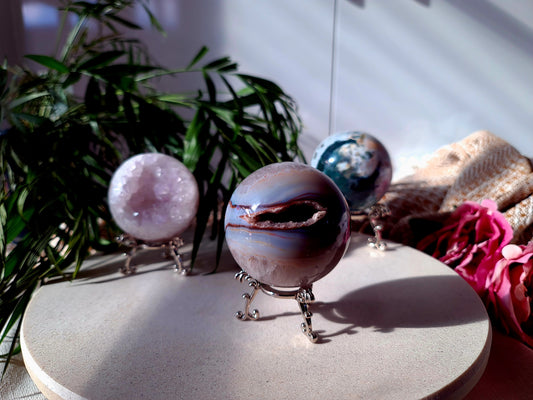 Sugary Amethyst x Agate
