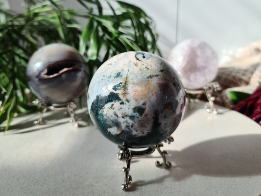 Ocean jasper Sphere