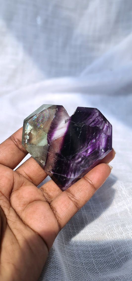 Fluorite Heart