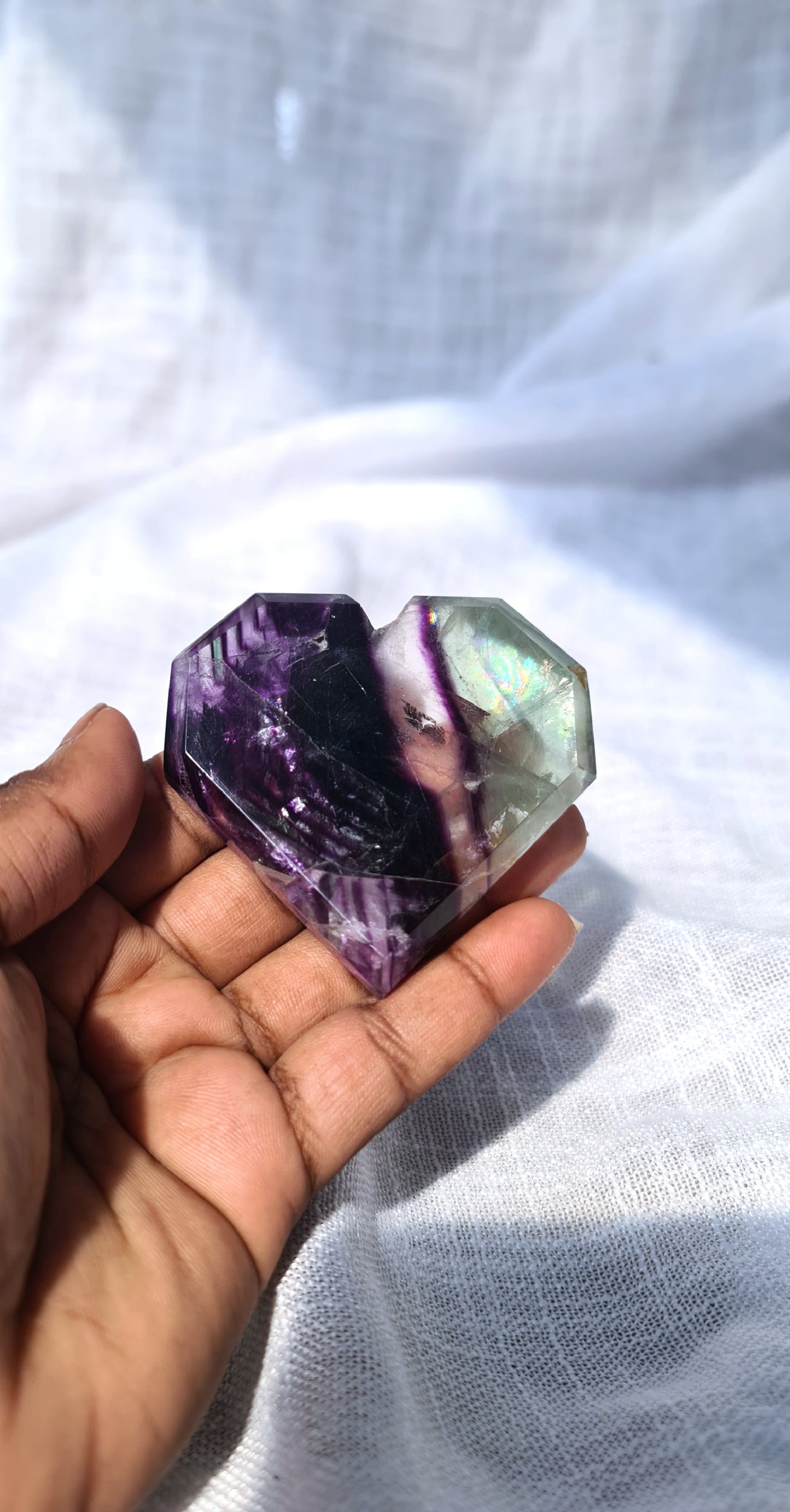 Fluorite Heart