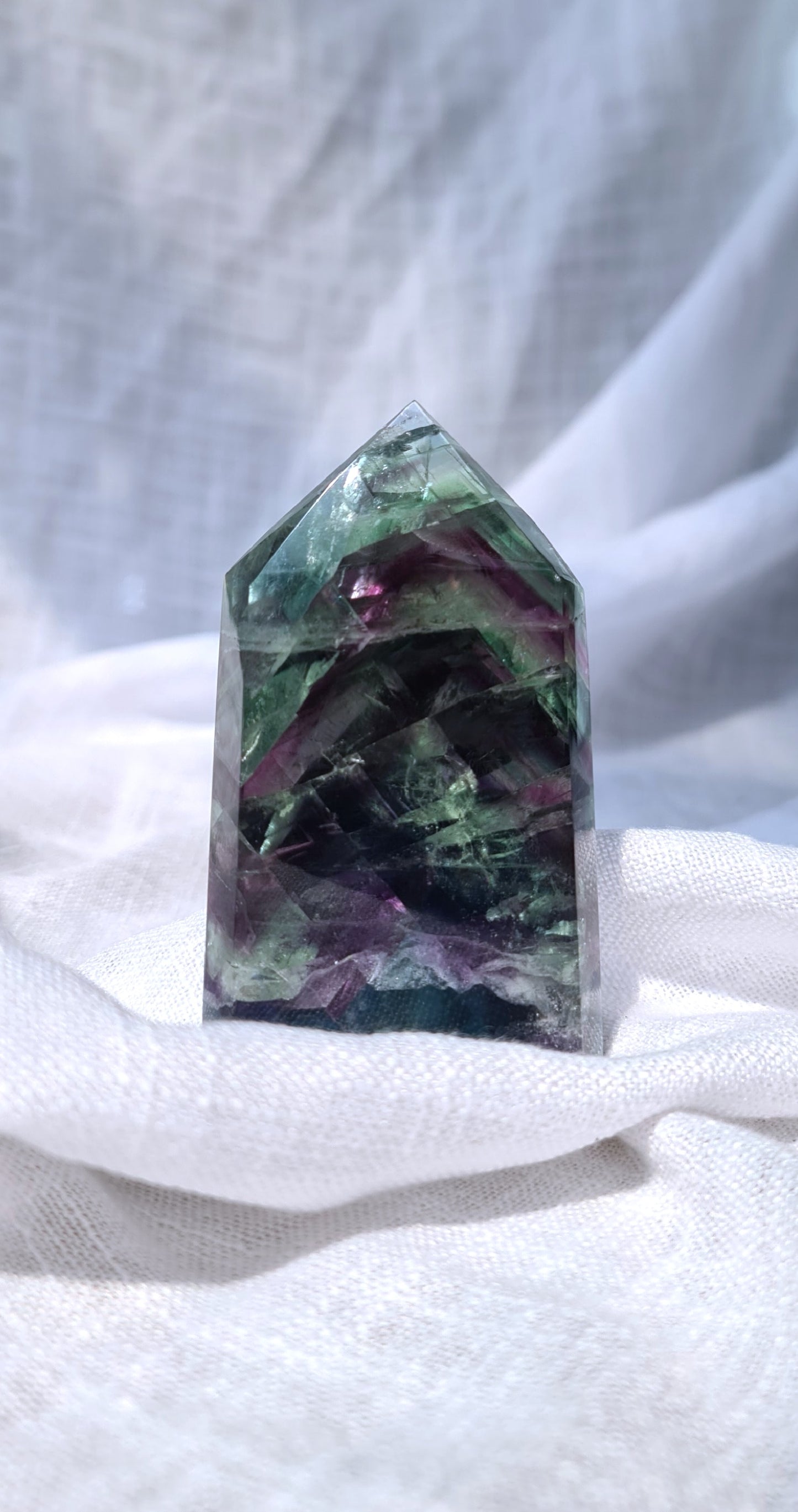Fluorite Tower (Self standing)