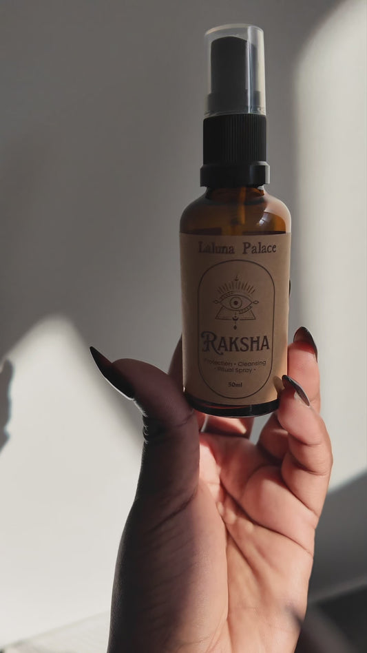 Room spray slow motion for energetic cleansing, protection and grounding