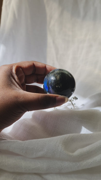 Labradorite sphere