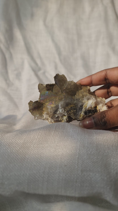 Iridescent Rainbow Fluorite